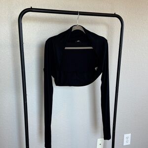 Black Long Sleeve Bolero Shrug